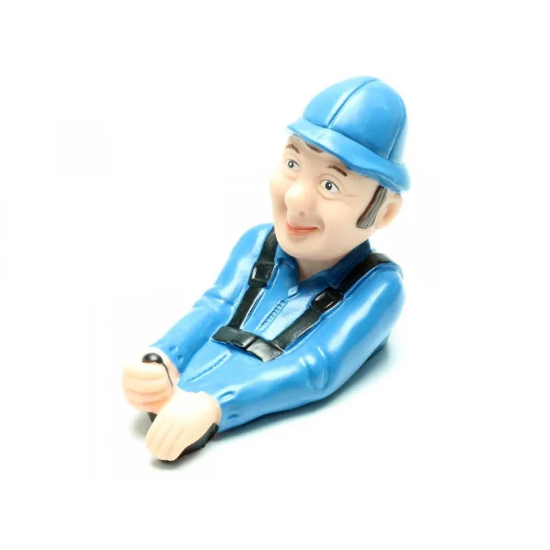Pilotenpuppe Charly 110mm (blau)
